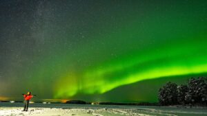 Caccia all'aurora boreale northern lights