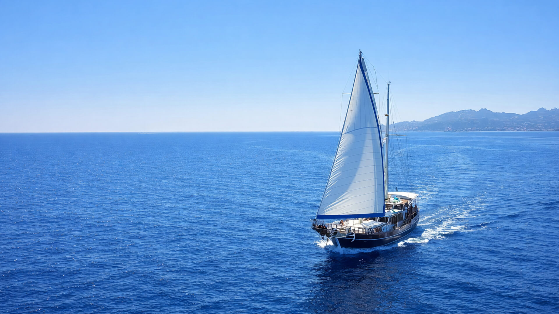 Sailing boat departing from Liguria, bike tours, and gulet cruises