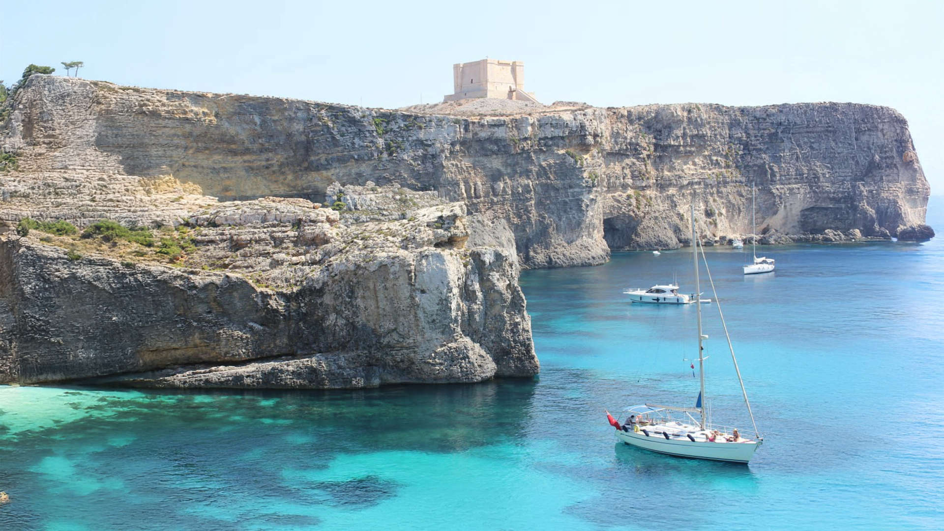 falesie di malta in barca